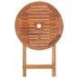 Klappbarer Gartentisch 60 x 75 cm Massivholz Akazie Klappbarer Gartentisch 60 x 75 cm Massivholz Akazie