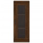 Highboard Braun Eichen-Optik 34,5x34x180 cm Holzwerkstoff Highboard Braun Eichen-Optik 34,5x34x180 cm Holzwerkstoff