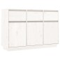 Sideboard Weiß 110x34x75 cm Massivholz Kiefer Sideboard Weiß 110x34x75 cm Massivholz Kiefer