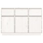 Sideboard Weiß 110x34x75 cm Massivholz Kiefer Sideboard Weiß 110x34x75 cm Massivholz Kiefer