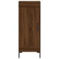 Highboard Braun Eichen-Optik 34,5x34x180 cm Holzwerkstoff Highboard Braun Eichen-Optik 34,5x34x180 cm Holzwerkstoff