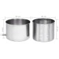 vidaXL Obst- und Weinpresse Edelstahl 6 L vidaXL Obst- und Weinpresse Edelstahl 6 L