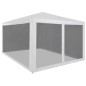 Partyzelt mit 4 Mesh-Seitenwänden 4 x 3 m Partyzelt mit 4 Mesh-Seitenwänden 4 x 3 m
