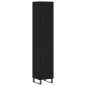 Highboard Schwarz 34,5x34x180 cm Holzwerkstoff Highboard Schwarz 34,5x34x180 cm Holzwerkstoff
