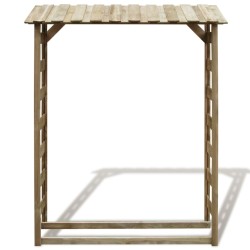 vidaXL Feuerholz-Lagerschuppen 150×44×176 cm Imprägniertes Kiefernholz