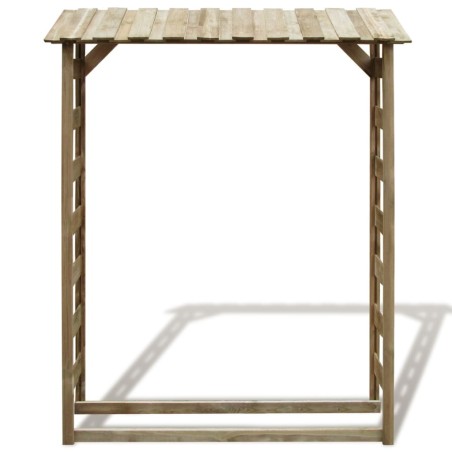 vidaXL Feuerholz-Lagerschuppen 150×44×176 cm Imprägniertes Kiefernholz