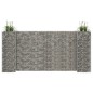 vidaXL H-förmiger Gabionen-Pflanzkorb Stahldraht 260x40x120 cm vidaXL H-förmiger Gabionen-Pflanzkorb Stahldraht 260x40x120 cm