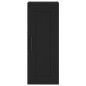 Highboard Schwarz 34,5x34x180 cm Holzwerkstoff Highboard Schwarz 34,5x34x180 cm Holzwerkstoff