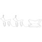 Weihnachtsdekoration Rentiere und Schlitten Outdoor 576 LEDs Weihnachtsdekoration Rentiere und Schlitten Outdoor 576 LEDs