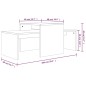 Couchtisch-Set Braun Eichen-Optik 100x48x40 cm Holzwerkstoff Couchtisch-Set Braun Eichen-Optik 100x48x40 cm Holzwerkstoff