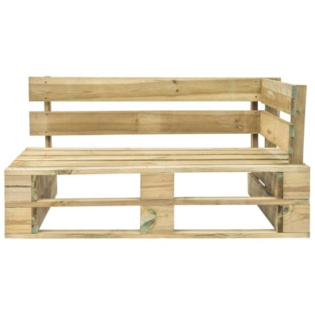Outdoor-Eckbank Paletten Holz