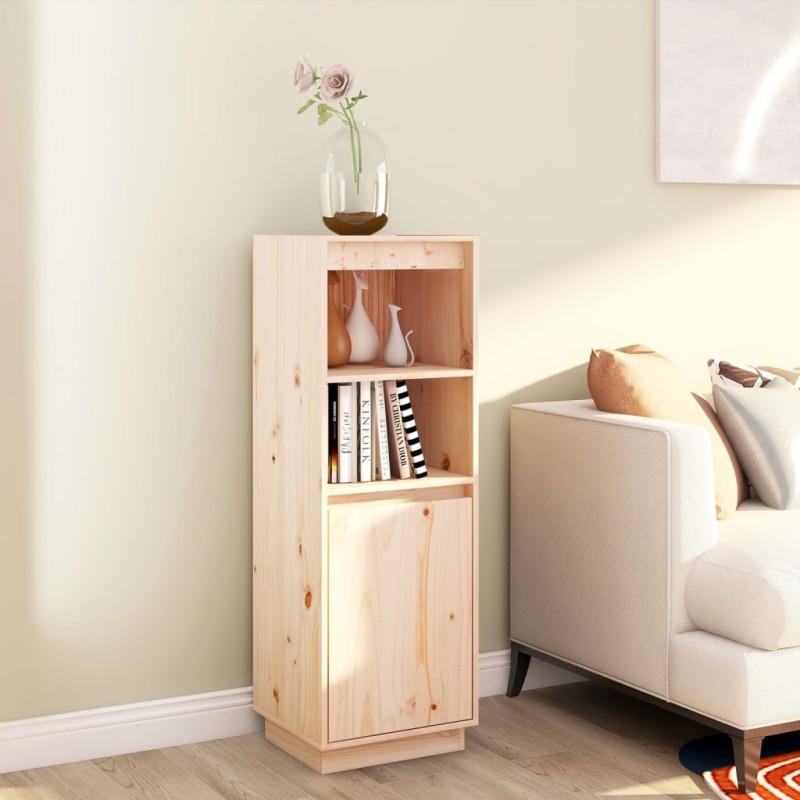 Highboard 37x34x110 cm Massivholz Kiefer Highboard 37x34x110 cm Massivholz Kiefer