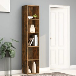 vidaXL Bücherregal Räuchereiche 40x30x189 cm Holzwerkstoff