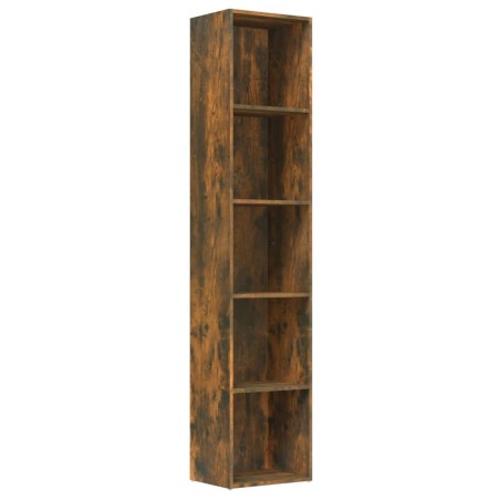 vidaXL Bücherregal Räuchereiche 40x30x189 cm Holzwerkstoff