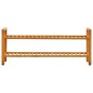Schuhregal mit 2 Etagen 100x27x40 cm Massivholz Eiche Schuhregal mit 2 Etagen 100x27x40 cm Massivholz Eiche