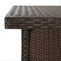Eck-Bartisch Braun 100x50x105 cm Poly Rattan Eck-Bartisch Braun 100x50x105 cm Poly Rattan
