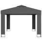Pavillon mit Doppeldach 3 x 3 m Anthrazit Pavillon mit Doppeldach 3 x 3 m Anthrazit