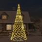 LED-Weihnachtsbaum für Fahnenmast Warmweiß 3000 LEDs 800 cm LED-Weihnachtsbaum für Fahnenmast Warmweiß 3000 LEDs 800 cm