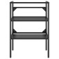vidaXL Badezimmer Waschtischgestell Schwarz 59x38x83 cm Eisen vidaXL Badezimmer Waschtischgestell Schwarz 59x38x83 cm Eisen