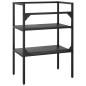 vidaXL Badezimmer Waschtischgestell Schwarz 59x38x83 cm Eisen vidaXL Badezimmer Waschtischgestell Schwarz 59x38x83 cm Eisen