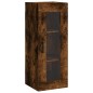 Highboard Räuchereiche 34,5x34x180 cm Holzwerkstoff Highboard Räuchereiche 34,5x34x180 cm Holzwerkstoff
