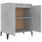 Sideboard Betongrau 60x35x70 cm Holzwerkstoff Sideboard Betongrau 60x35x70 cm Holzwerkstoff