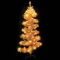 Spiral-Weihnachtsbaum mit Ständer und LEDs Weiß 180 cm PVC Spiral-Weihnachtsbaum mit Ständer und LEDs Weiß 180 cm PVC
