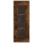 Highboard Räuchereiche 34,5x34x180 cm Holzwerkstoff Highboard Räuchereiche 34,5x34x180 cm Holzwerkstoff