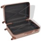 vidaXL Vierteiliges Hartschalen-Trolley-Set Champagner vidaXL Vierteiliges Hartschalen-Trolley-Set Champagner