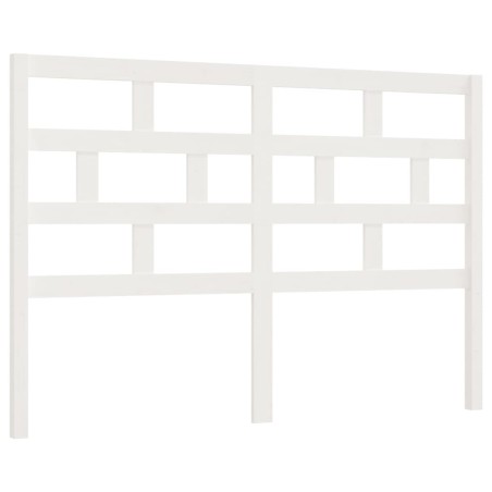 vidaXL Kopfteil Weiß 166x4x100 cm Massivholz Kiefer