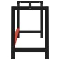 vidaXL Werkbankgestell Metall 120x57x79 cm Schwarz und Rot vidaXL Werkbankgestell Metall 120x57x79 cm Schwarz und Rot