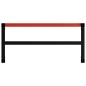 vidaXL Werkbankgestell Metall 120x57x79 cm Schwarz und Rot vidaXL Werkbankgestell Metall 120x57x79 cm Schwarz und Rot