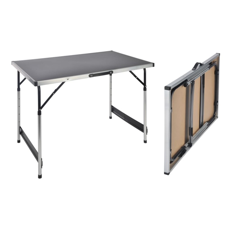 HI Klapptisch 100 x 60 x 94 cm Aluminium HI Klapptisch 100 x 60 x 94 cm Aluminium