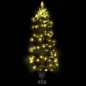 Spiral-Weihnachtsbaum mit Topf und LEDs Grün 120 cm PVC Spiral-Weihnachtsbaum mit Topf und LEDs Grün 120 cm PVC
