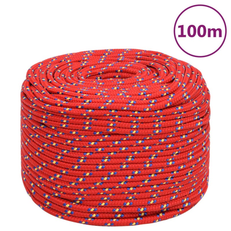 Bootsseil Rot 10 mm 100 m Polypropylen Bootsseil Rot 10 mm 100 m Polypropylen