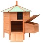 Hühnerkäfig 126x117x125 cm Kiefernholz & Tannenholz Hühnerkäfig 126x117x125 cm Kiefernholz & Tannenholz