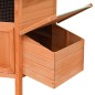 Hühnerkäfig 126x117x125 cm Kiefernholz & Tannenholz Hühnerkäfig 126x117x125 cm Kiefernholz & Tannenholz
