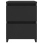 Nachttische 2 Stk. Schwarz 30×30×40 cm Holzwerkstoff Nachttische 2 Stk. Schwarz 30×30×40 cm Holzwerkstoff