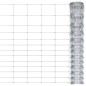 Gartenzaun Verzinkter Stahl 50x1,5 m Silbern Gartenzaun Verzinkter Stahl 50x1,5 m Silbern