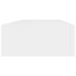 Wand-Schubladenregal Weiß 60x23,5x10 cm MDF Wand-Schubladenregal Weiß 60x23,5x10 cm MDF