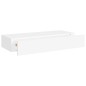 Wand-Schubladenregal Weiß 60x23,5x10 cm MDF Wand-Schubladenregal Weiß 60x23,5x10 cm MDF