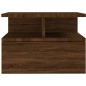 Nachttisch Hängend Braun Eiche 40x31x27 cm Holzwerkstoff Nachttisch Hängend Braun Eiche 40x31x27 cm Holzwerkstoff