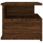 Nachttisch Hängend Braun Eiche 40x31x27 cm Holzwerkstoff Nachttisch Hängend Braun Eiche 40x31x27 cm Holzwerkstoff