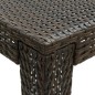 vidaXL Garten-Bartisch Braun 140,5x60,5x110,5 cm Poly Rattan vidaXL Garten-Bartisch Braun 140,5x60,5x110,5 cm Poly Rattan