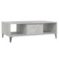 Couchtisch Betongrau 103,5x60x35 cm Holzwerkstoff Couchtisch Betongrau 103,5x60x35 cm Holzwerkstoff