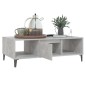 Couchtisch Betongrau 103,5x60x35 cm Holzwerkstoff Couchtisch Betongrau 103,5x60x35 cm Holzwerkstoff