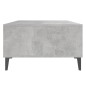 Couchtisch Betongrau 103,5x60x35 cm Holzwerkstoff Couchtisch Betongrau 103,5x60x35 cm Holzwerkstoff
