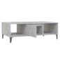 Couchtisch Betongrau 103,5x60x35 cm Holzwerkstoff Couchtisch Betongrau 103,5x60x35 cm Holzwerkstoff