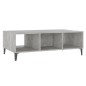 Couchtisch Betongrau 103,5x60x35 cm Holzwerkstoff Couchtisch Betongrau 103,5x60x35 cm Holzwerkstoff