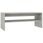 Couchtisch Betongrau 100x40x40 cm Holzwerkstoff Couchtisch Betongrau 100x40x40 cm Holzwerkstoff